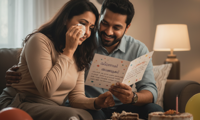 Heart Touching Birthday Wishes in Malayalam for Lover